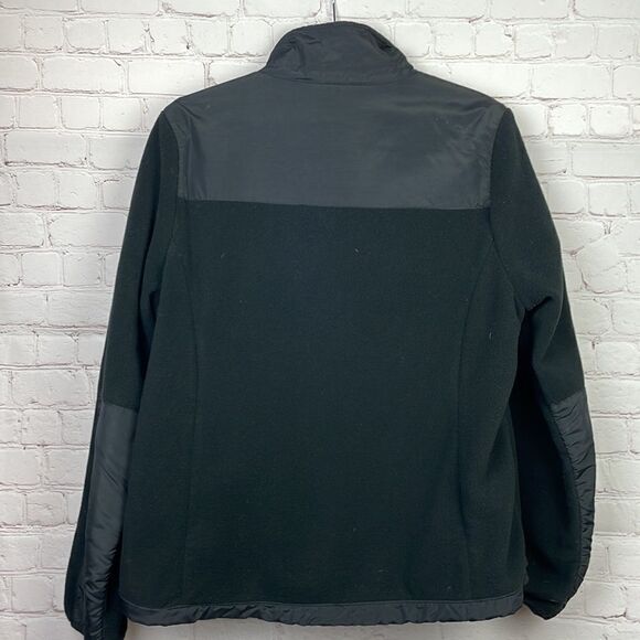 Kenneth Cole Reaction. Heavy Fleece & Nylon Jacket/Coat in Black. Women's Large - Picture 7 of 9